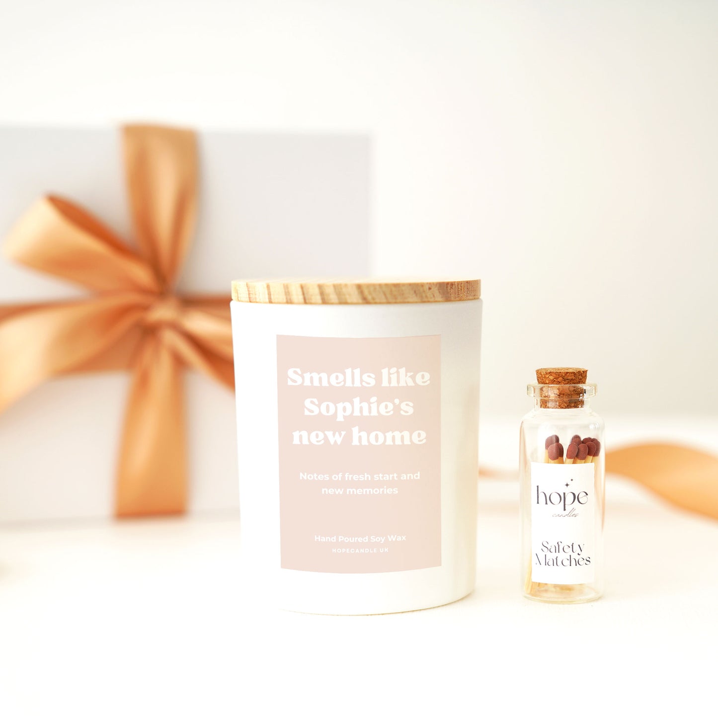 Personalised Housewarming Gift for Couples, First Home Gift with Custom Message