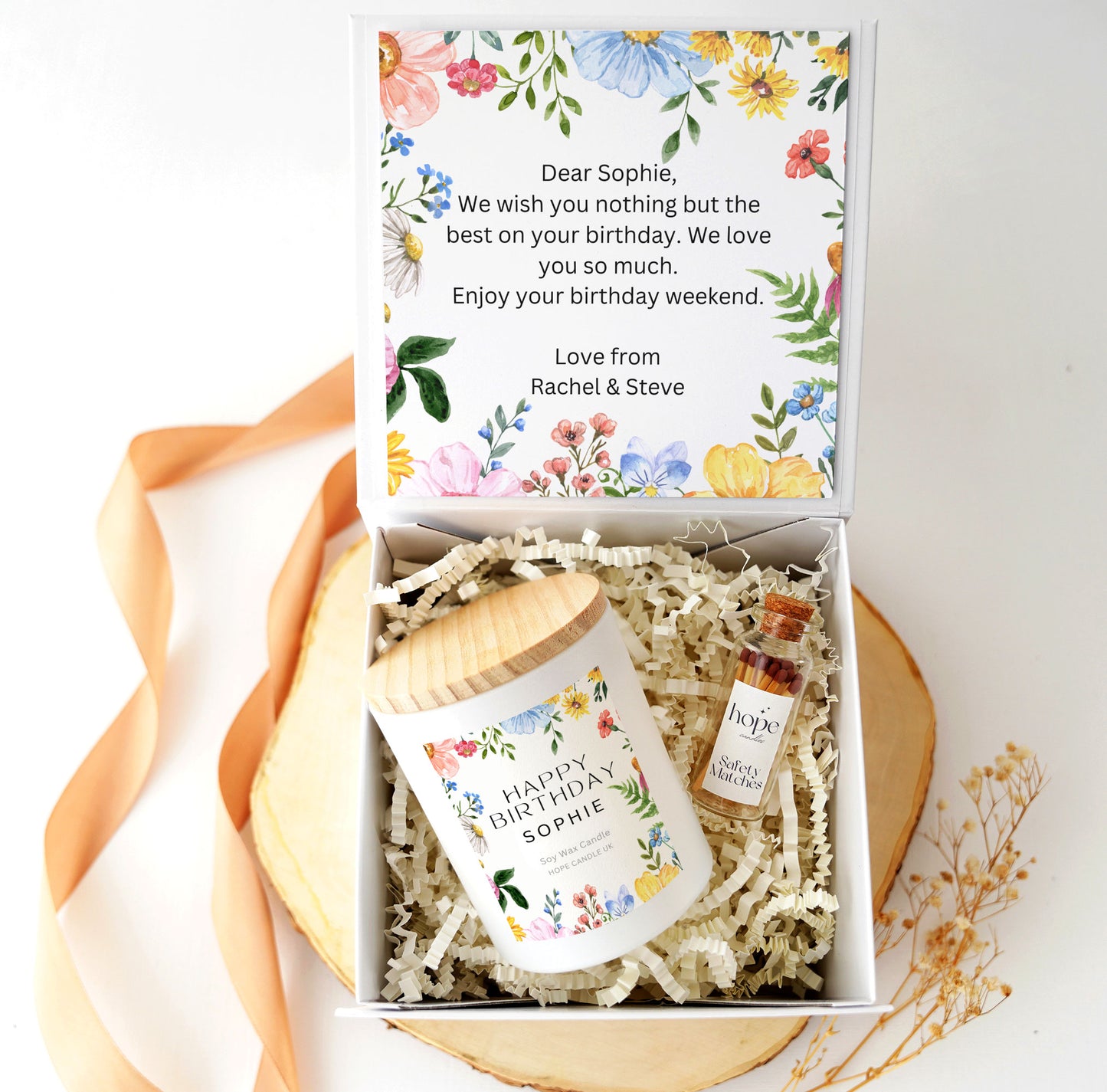 Birthday Gift For Friend, Handmade Soy Candle Gift For Her Birthday