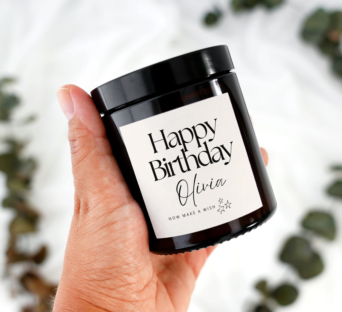 Make a Wish Birthday Candle, Birthday Gift for Her Scented Soy Candle