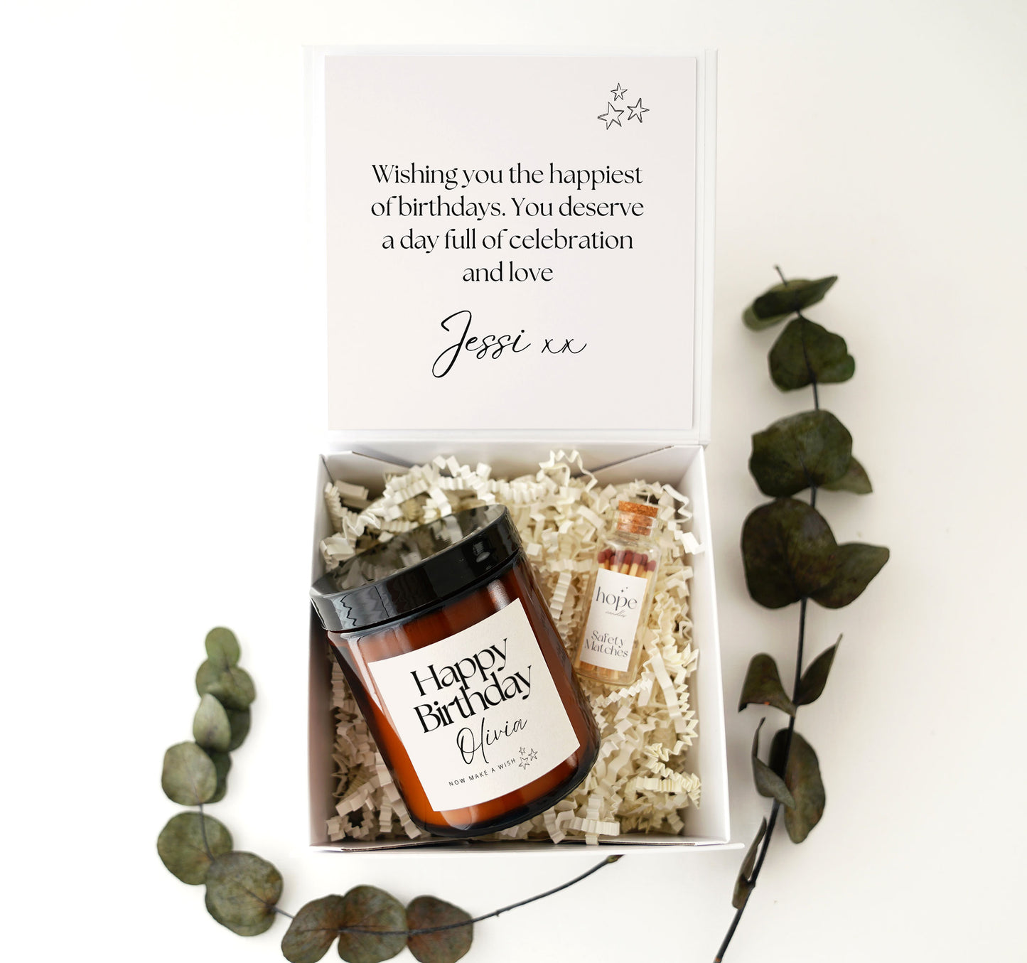 Make a Wish Birthday Candle, Birthday Gift for Her Scented Soy Candle