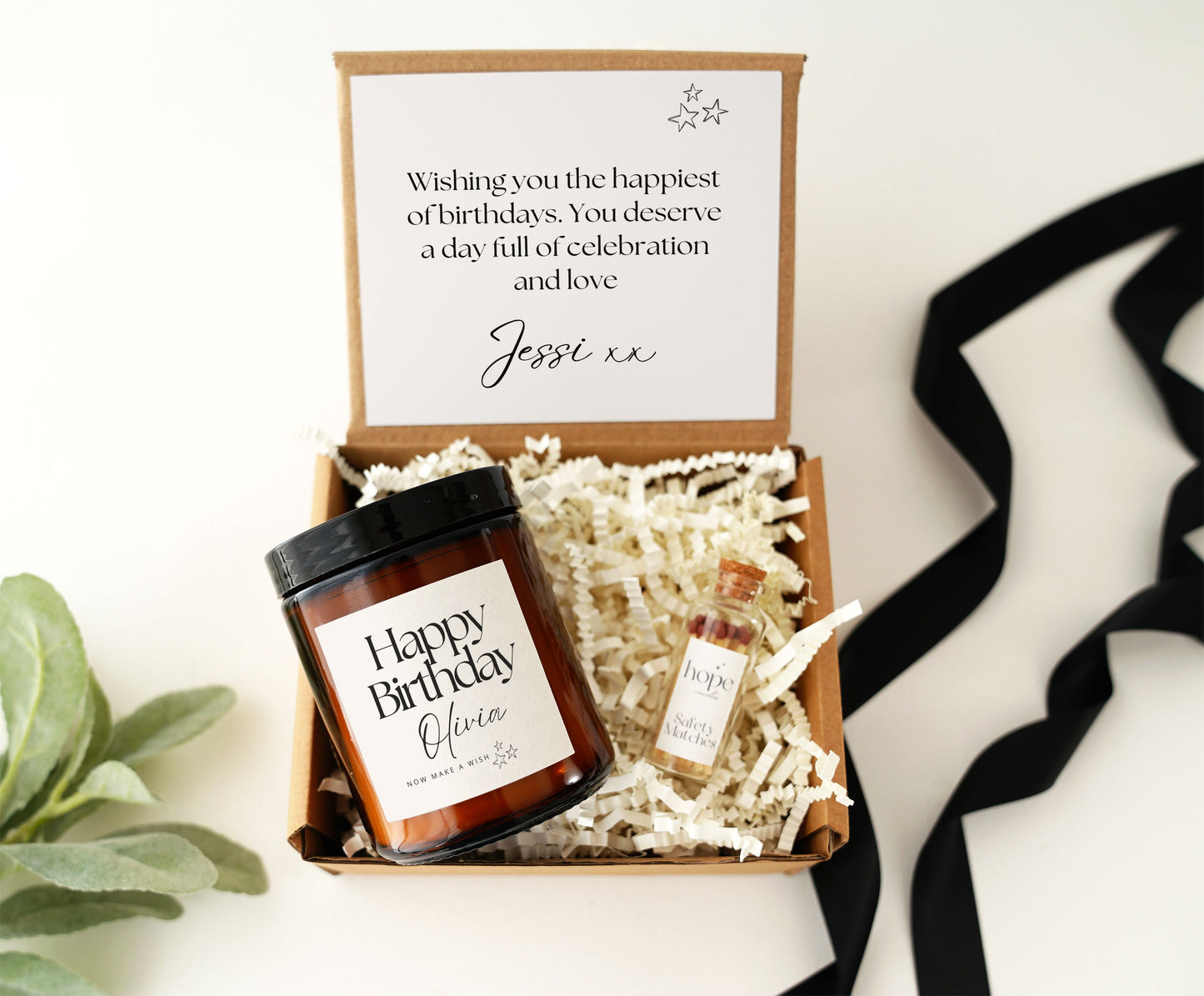 Make a Wish Birthday Candle, Birthday Gift for Her Scented Soy Candle