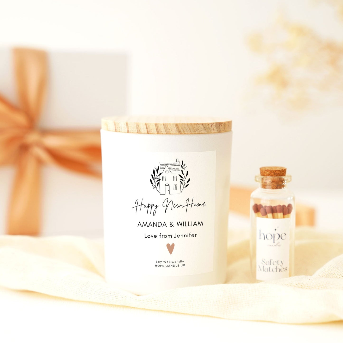New Home Candle Gift Set for Couples, First Home Gift for Newlyweds