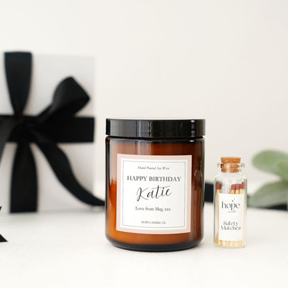 Personalised Birthday Candle for Bestie, Custom Birthday Gift Ideas for Girlfriend