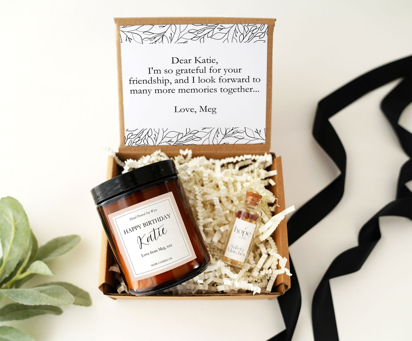 Personalised Birthday Candle for Bestie, Custom Birthday Gift Ideas for Girlfriend